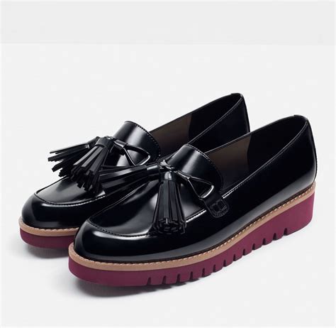 platform loafers zara.